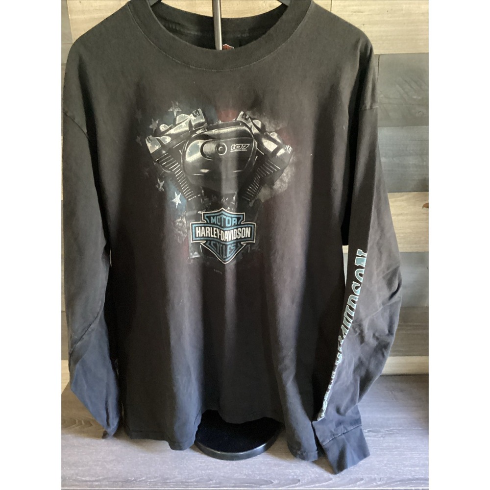 Harley Davidson Mens XL Long Sleeve Shirt Preowned